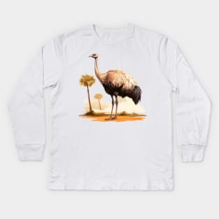 Ostrich Kids Long Sleeve T-Shirt